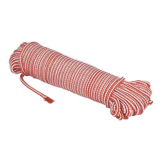 Haul-Master 1/4" x 100ft Diamond Braid Poly Rope, Durable