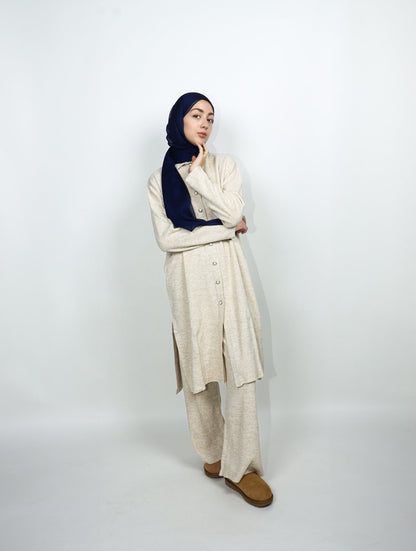 Midi Button Set - Cream