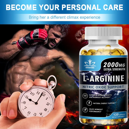 L-Arginine Supplement Boost Endurance – Energy, Strength