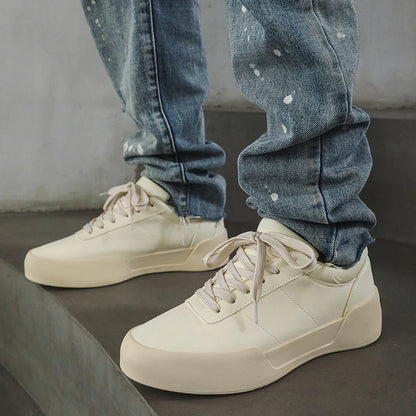 Men’s Breathable Lace‑Up Casual Sneakers, Lightweight Mesh Comfort