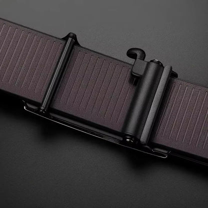 Men’s PU Leather Belt – Automatic Buckle, Casual & Business