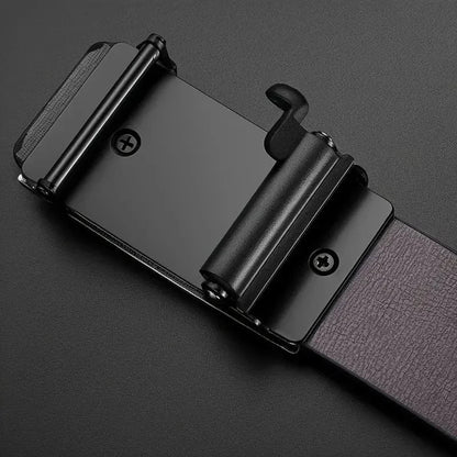 Men’s PU Leather Belt – Automatic Buckle, Casual & Business