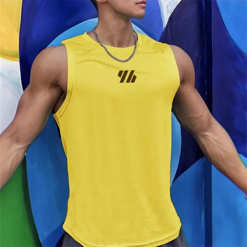 Men's Summer Mesh Gym Tank Top – Breathable