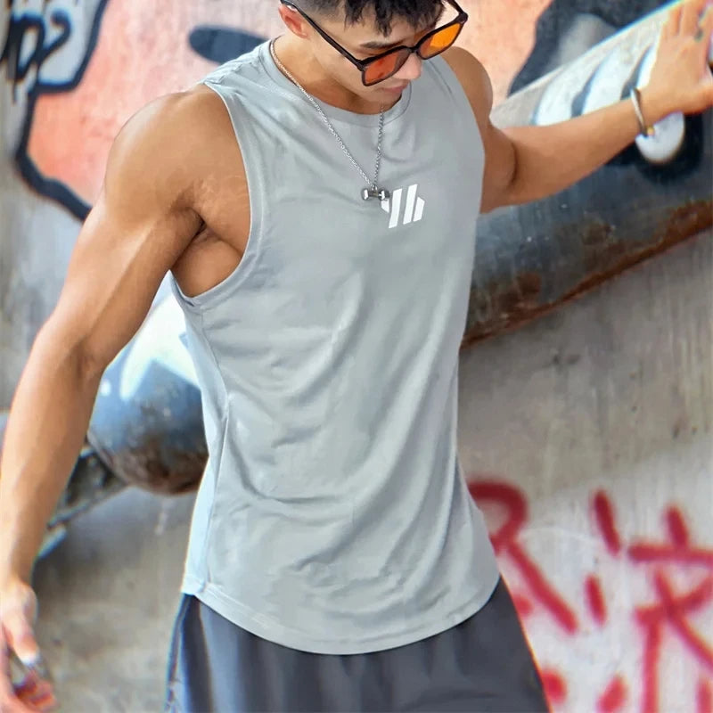 Men's Summer Mesh Gym Tank Top – Breathable