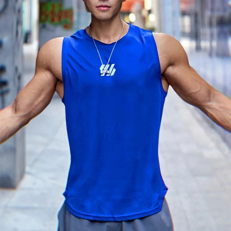 Men's Summer Mesh Gym Tank Top – Breathable