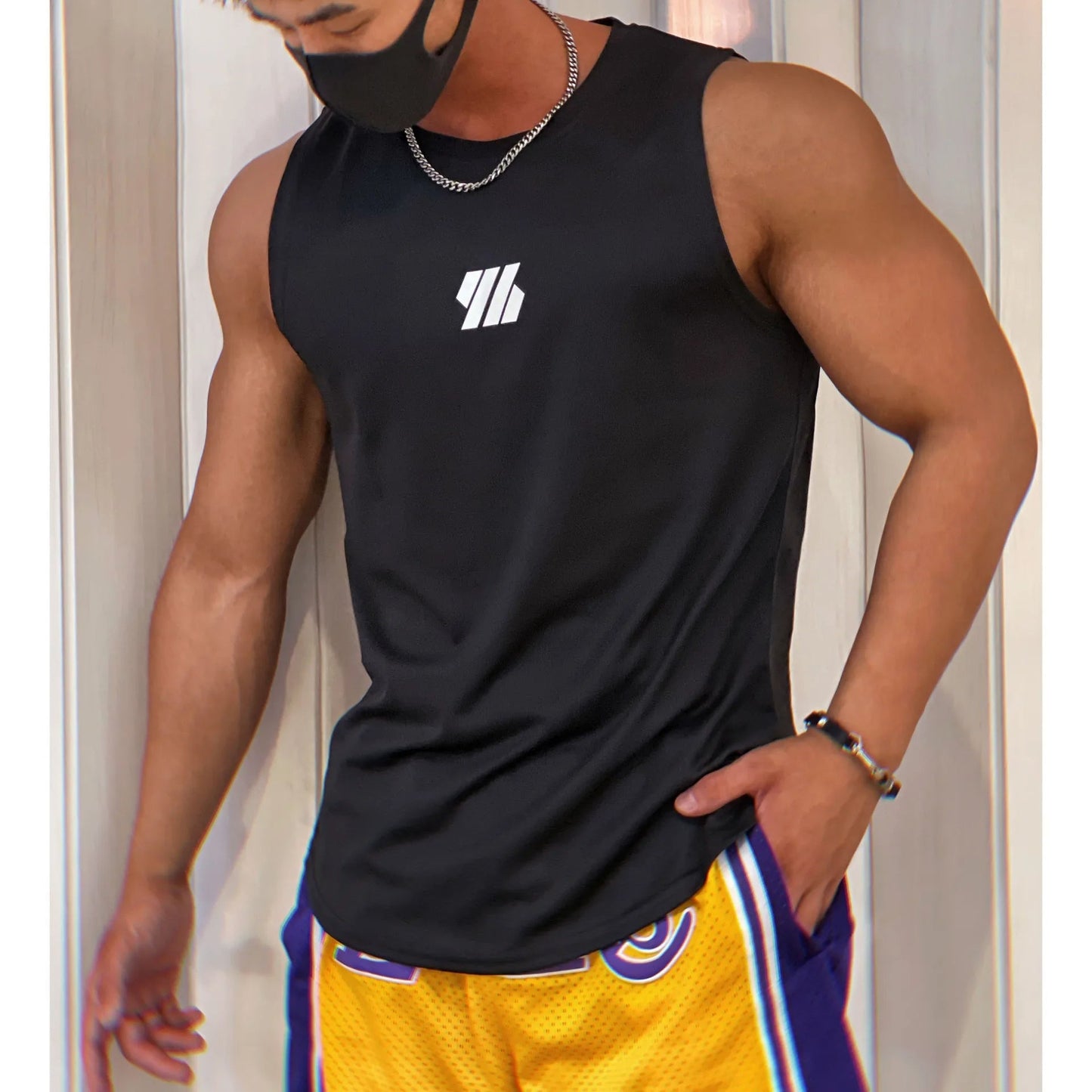 Men's Summer Mesh Gym Tank Top – Breathable