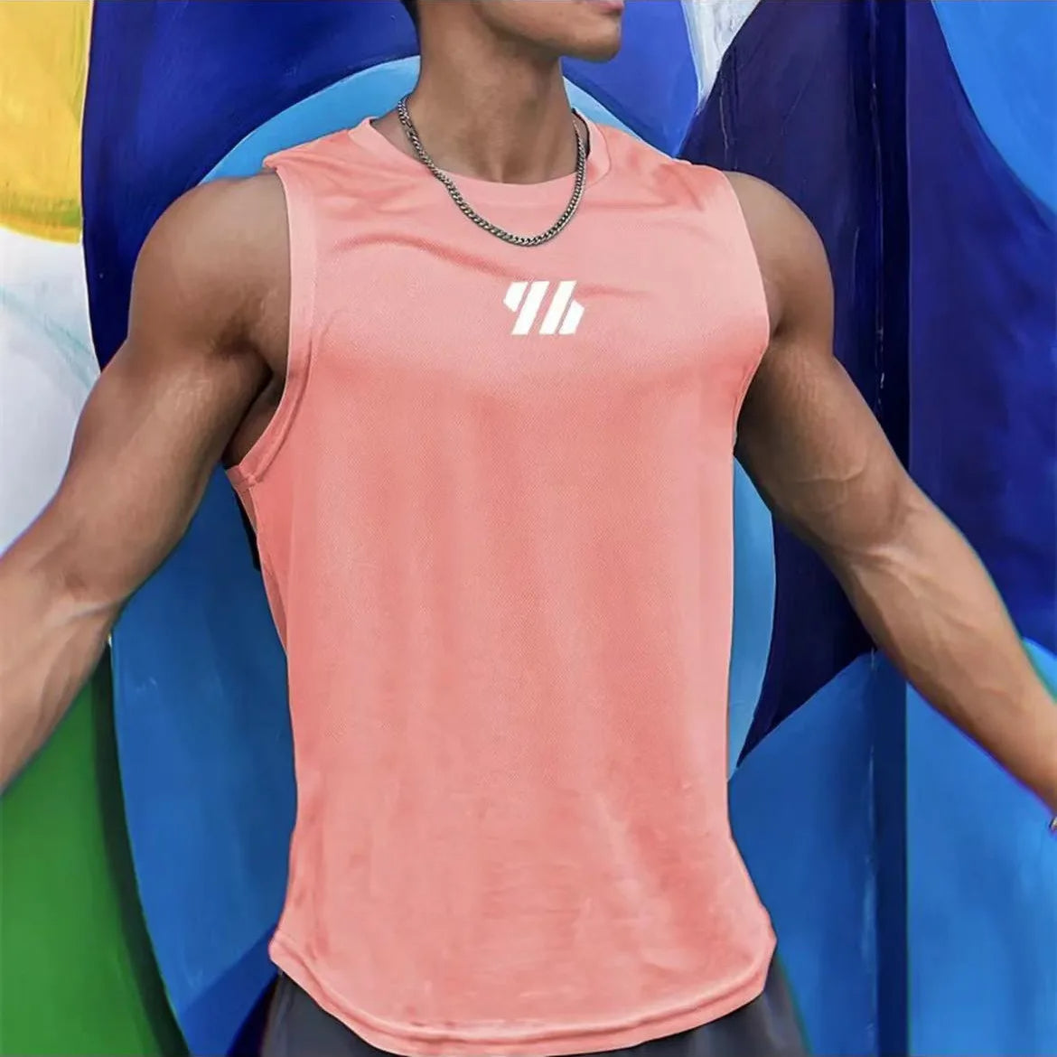 Men's Summer Mesh Gym Tank Top – Breathable