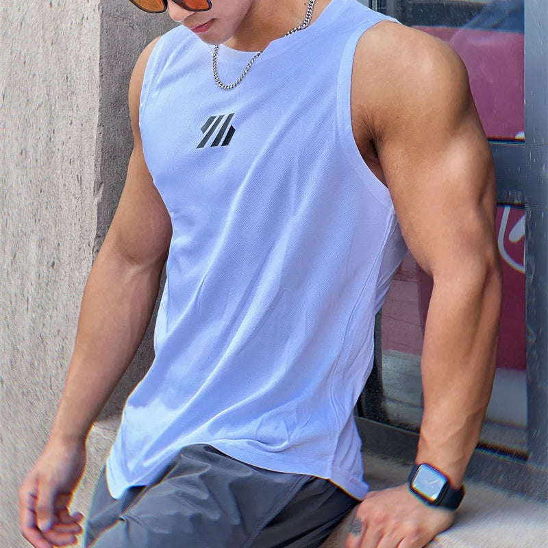 Men's Summer Mesh Gym Tank Top – Breathable