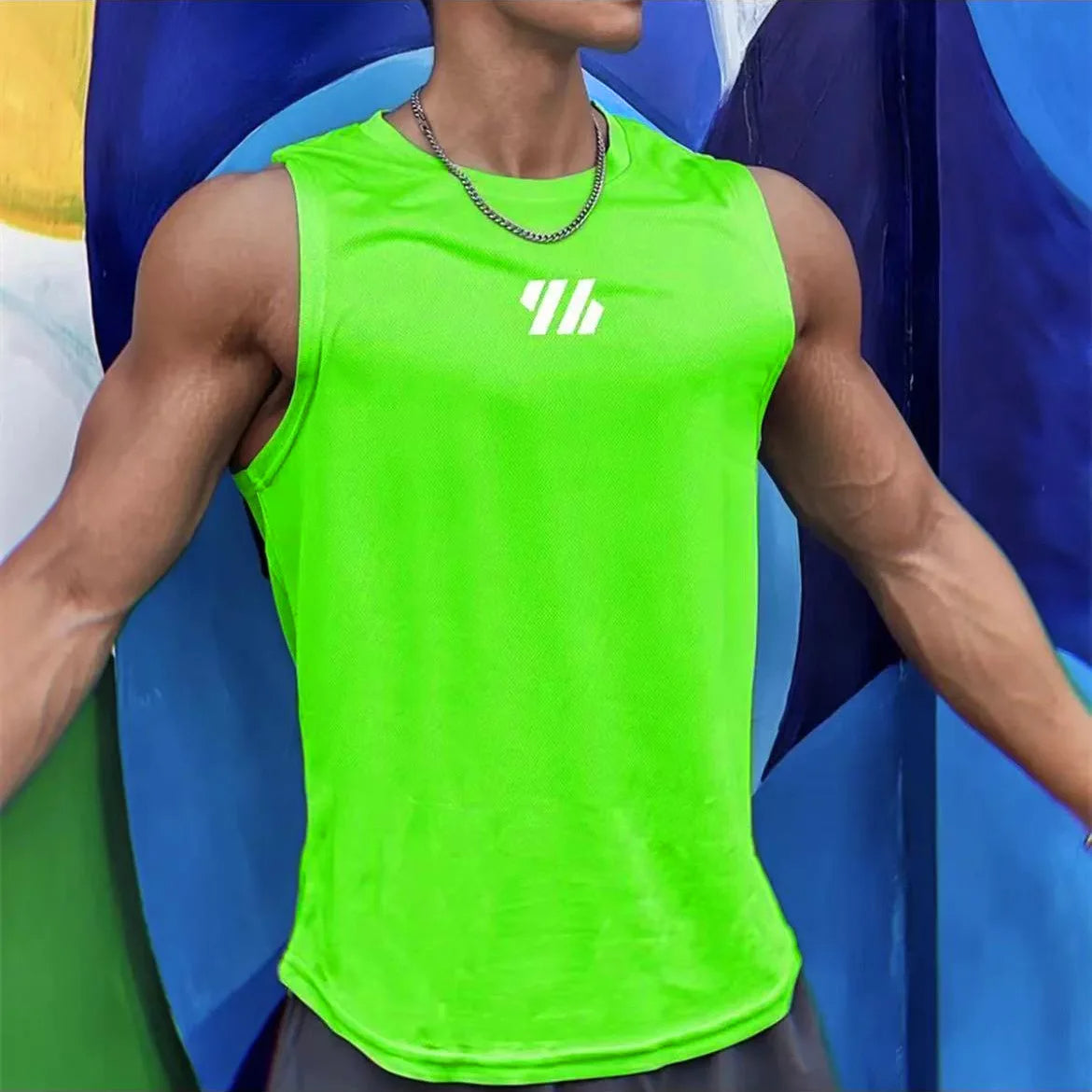 Men's Summer Mesh Gym Tank Top – Breathable