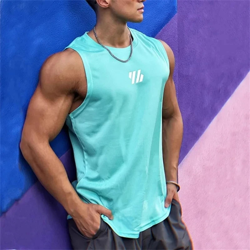 Men's Summer Mesh Gym Tank Top – Breathable