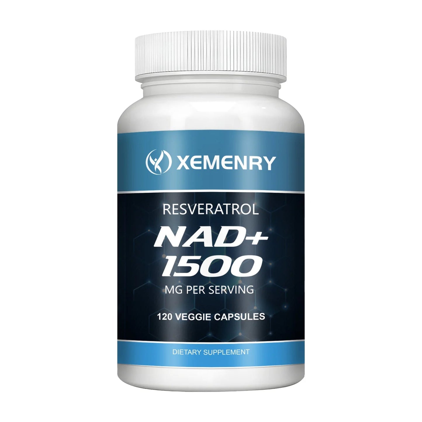 NAD+ Supplements with Resveratrol – 120 Capsules