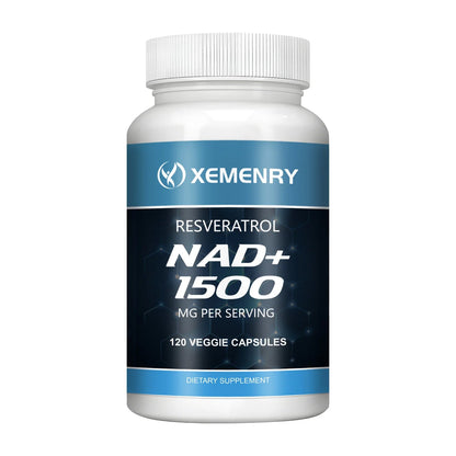 NAD+ Supplements with Resveratrol – 120 Capsules