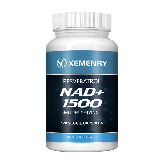 NAD+ Supplements with Resveratrol – 120 Capsules