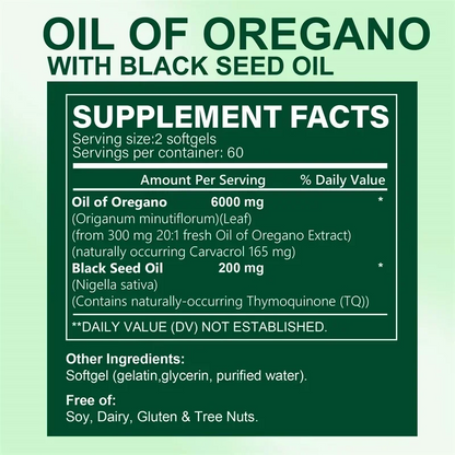 Oregano Oil Capsules – Natural Immune Support & Gut Health
