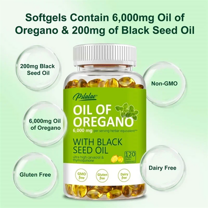 Oregano Oil Capsules – Natural Immune Support & Gut Health