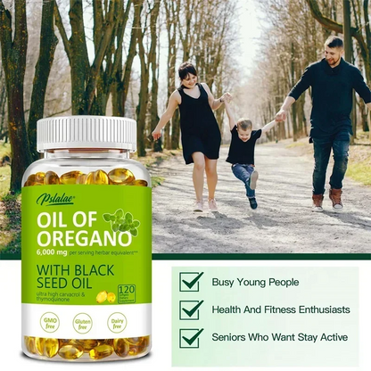 Oregano Oil Capsules – Natural Immune Support & Gut Health