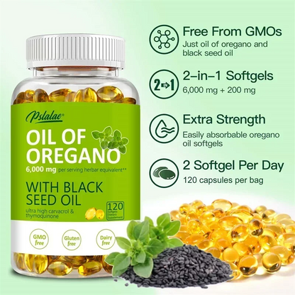 Oregano Oil Capsules – Natural Immune Support & Gut Health