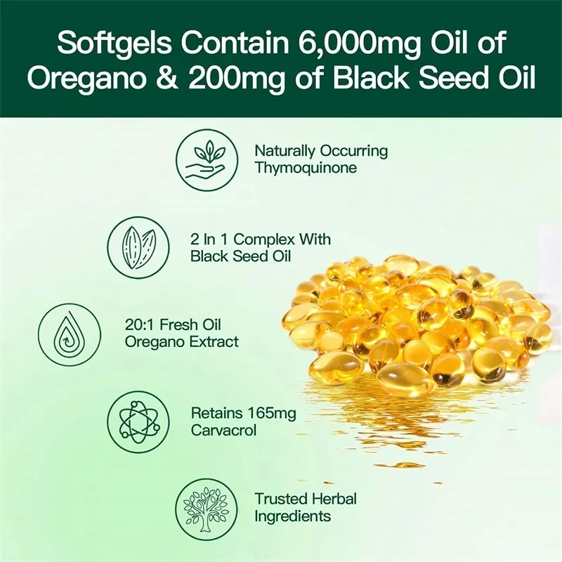 Oregano Oil Capsules – Natural Immune Support & Gut Health