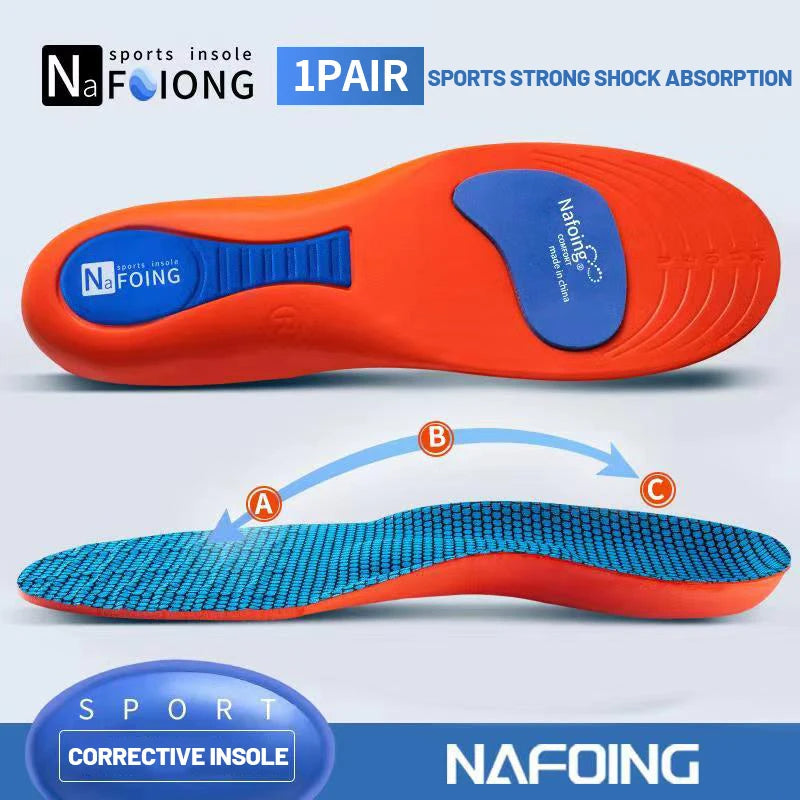 Orthopedic Sport Insoles for Men & Women – EVA, Breathable,