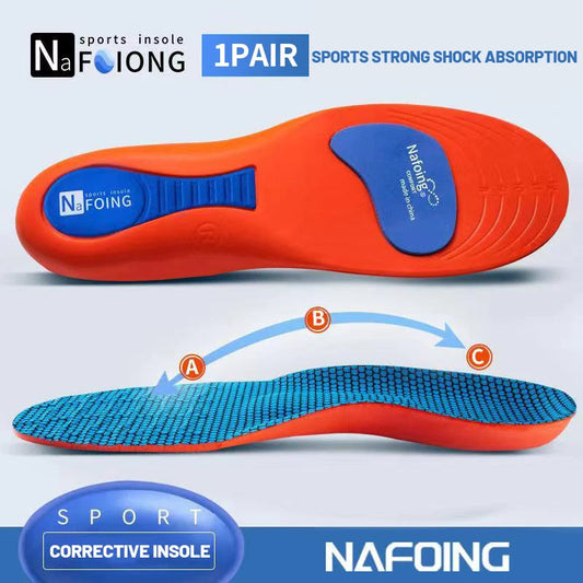 Orthopedic Sport Insoles for Men & Women – EVA, Breathable,