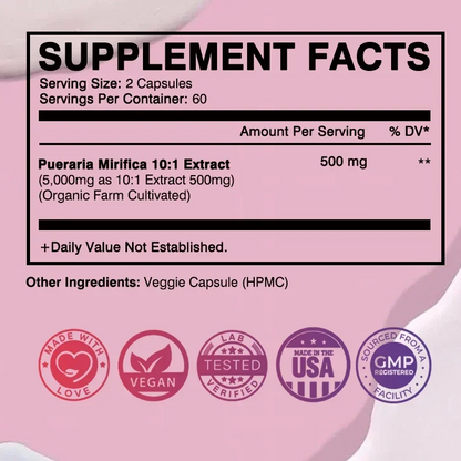 Pueraria Mirifica Breast Enhancement Supplement