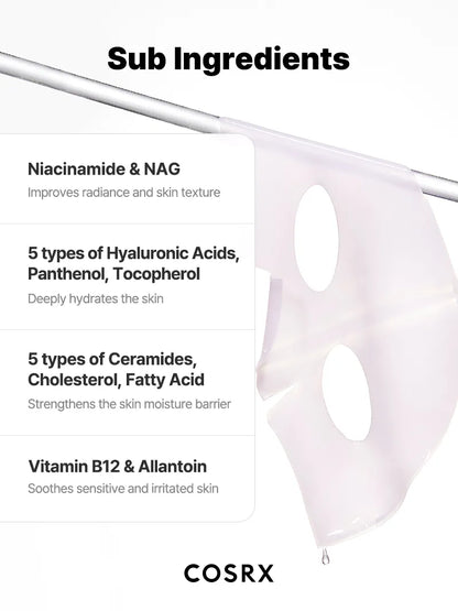 COSRX The Peptide Collagen Lifting Glow Hydrogel Mask_3ea
