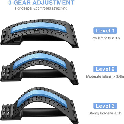 Back Stretcher Multi-Level Adjustable Massager