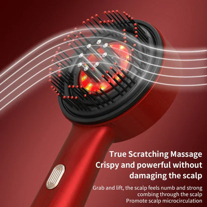 Electric Hair Regrowth Brush with Infrared Light