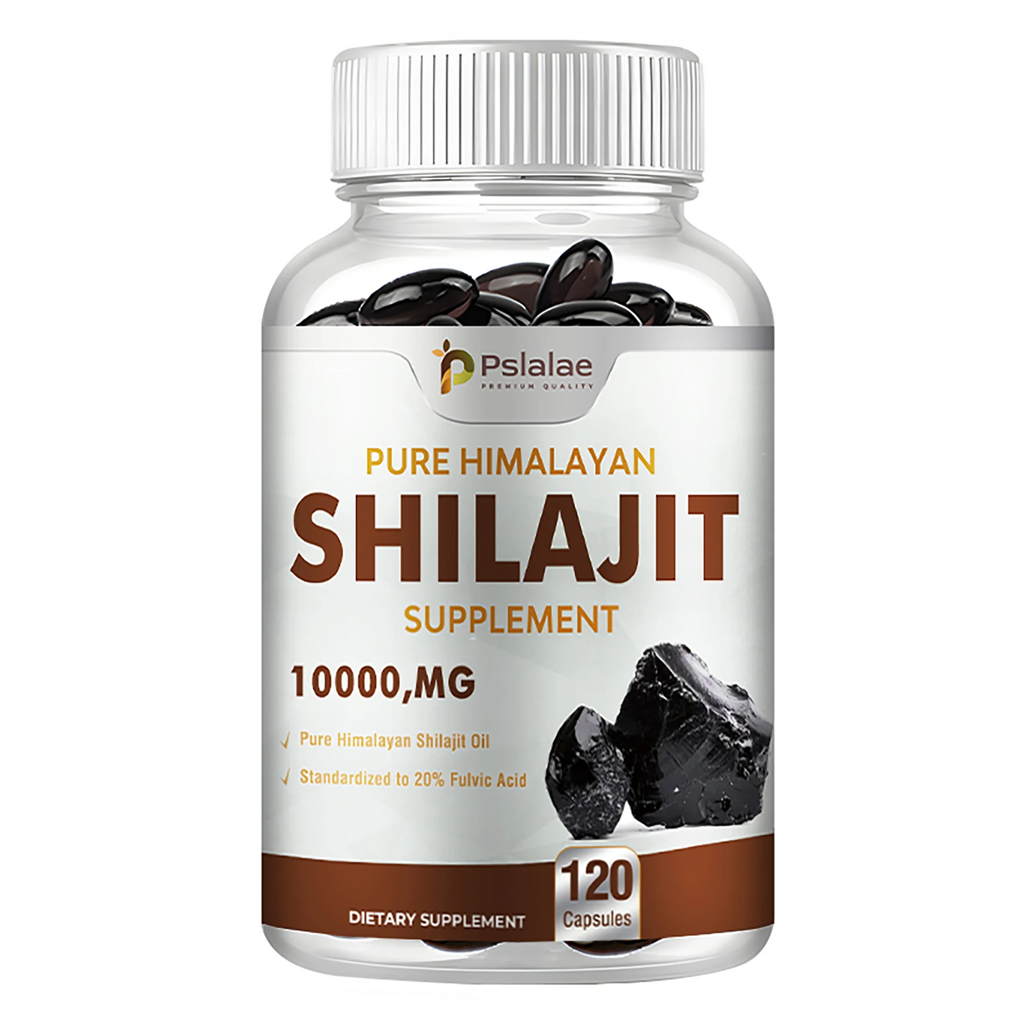 Shilajit Capsules 120ct – Natural Energy & Detox Support