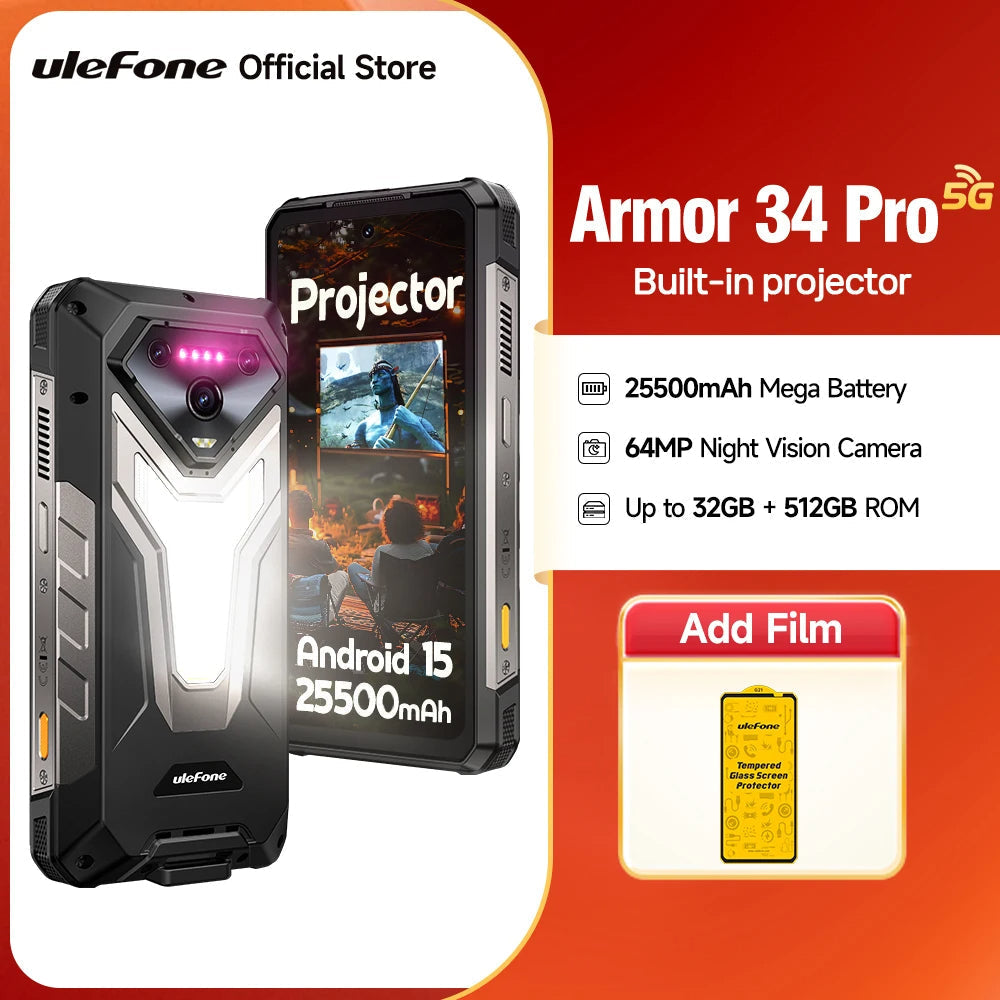 Ulefone Armor 34 Pro 5G Smartphone,