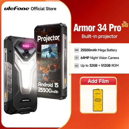 Ulefone Armor 34 Pro 5G Smartphone,