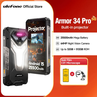 Ulefone Armor 34 Pro 5G Smartphone,