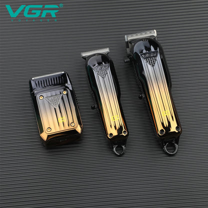 VGR V-644 Hair Clipper Set, Gradient Trimmer & Shaver, Rechargeable