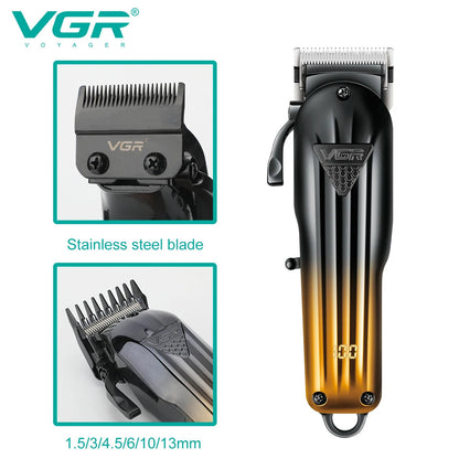 VGR V-644 Hair Clipper Set, Gradient Trimmer & Shaver, Rechargeable