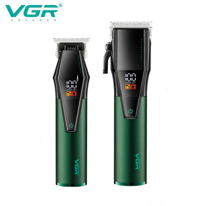 VGR V-677 Hair Clipper for Men, LED Display, Cordless, Adjustable Blades