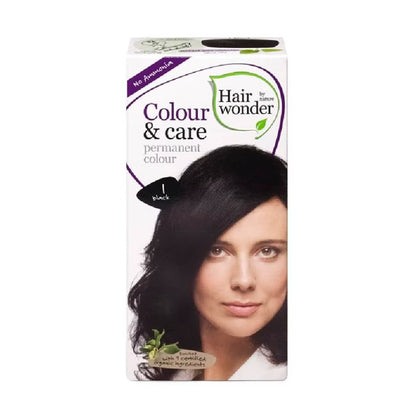 HAIR WONDER Colour & Care Organic #1 Black