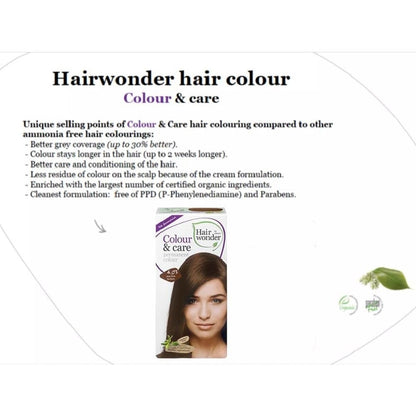 HAIR WONDER Colour & Care Organic #4.03 Mocha Brown