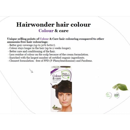 HAIR WONDER Colour & Care Organic #3 Dark Brown