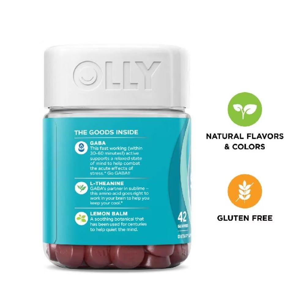 OLLY Goodbye Stress Gummy Supplement with GABA
