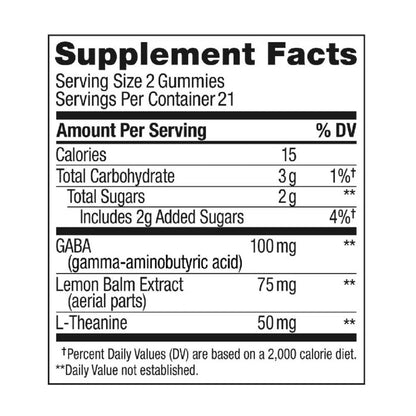 OLLY Goodbye Stress Gummy Supplement with GABA
