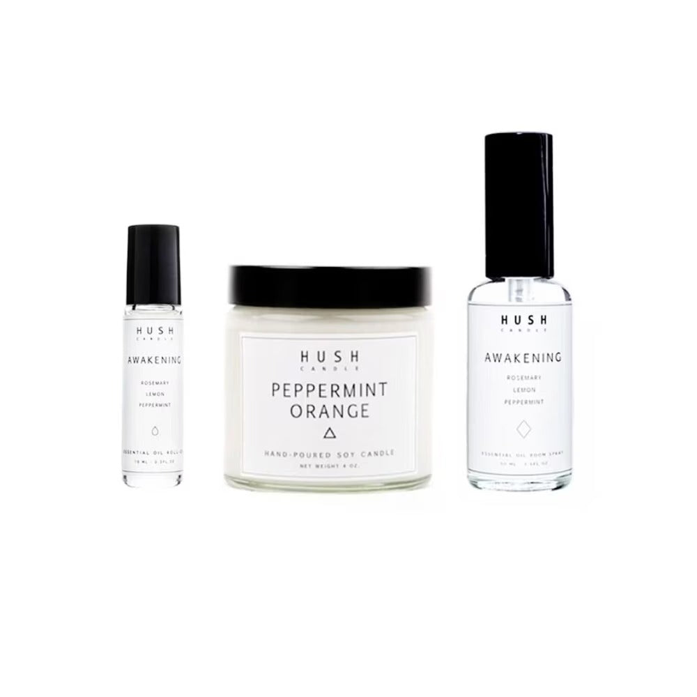 HUSH CANDLE Awakening Packset consists Peppermint