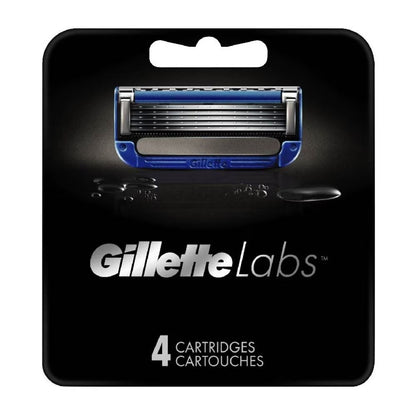 GILLETTE Labs Waterproof Heated Razor Blade Cartridge Refill 4s (Expiry: Nov`2025)