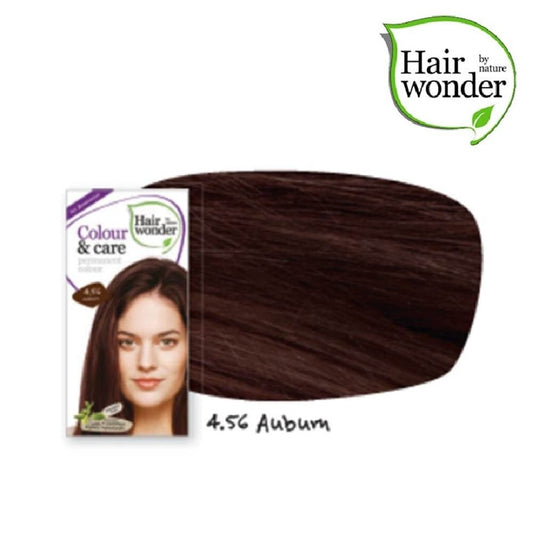 HAIR WONDER Colour & Care Organic #4.56 Auburn