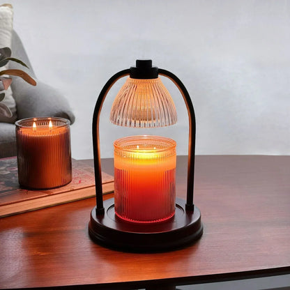 Better Homes & Gardens Salted Coconut and Mahogany Scented 2-Wick 17.1oz Ribbed Jar Candle