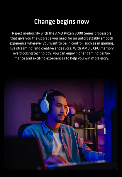AMD Ryzen 5 9600X Processor 5.4GHz 6-Core 12-Thread