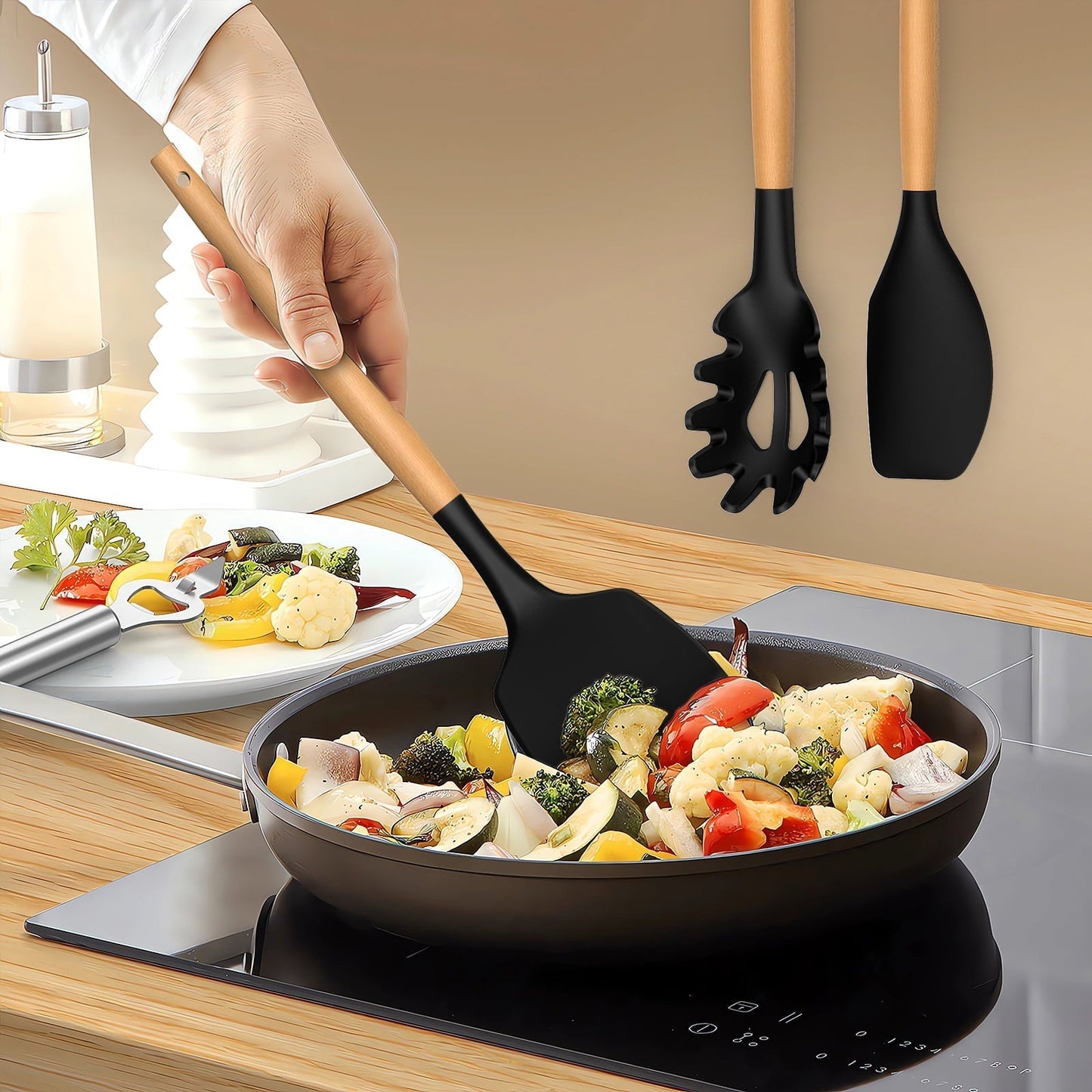 35 Silicone Cooking Utensils Set