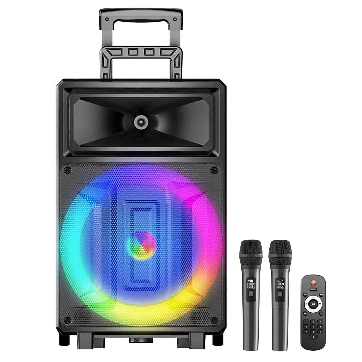 Seenda Karaoke Machine with 2 Wireless Microphones