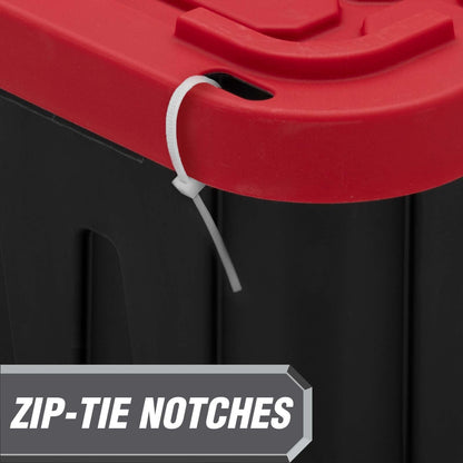 Hyper Tough Large Storage Bin, 27 Gallon Plastic