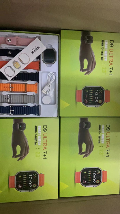 D9 Ultra Smart Watch Series 9 - 2.09 7 in 1