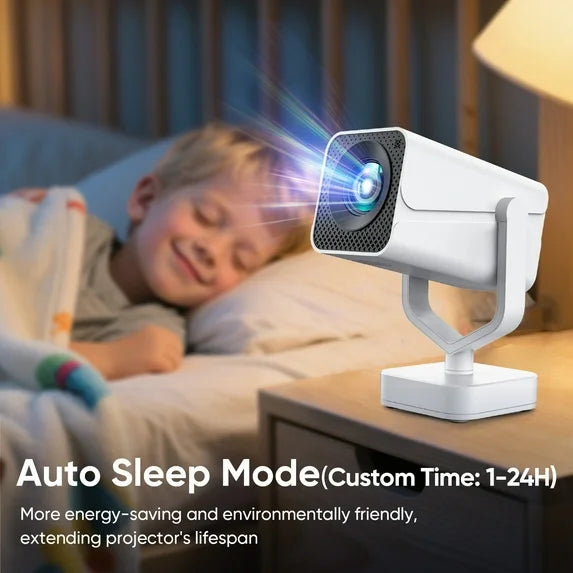 GCZ Mini Projector with WiFi and Bluetooth